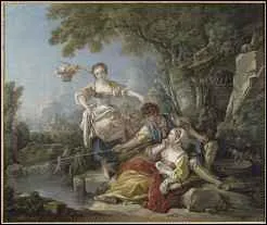 Qui a peint 'La pche  la ligne' ?