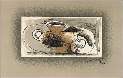 Qui a peint Thire sur fond gris ?