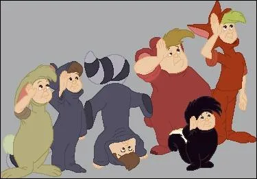 Dans quel dessin anim peut-on voir les enfants perdus ?