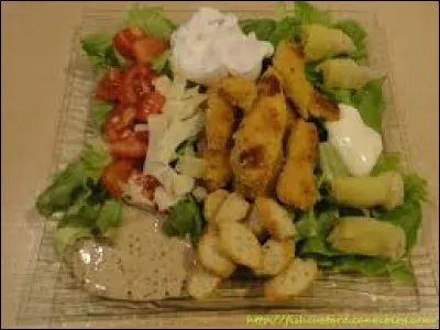 ''Garcon ! ... J'aimerai une escalope avec une belle salade ! ''