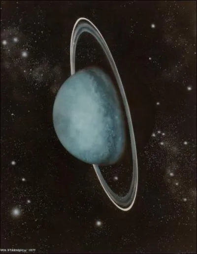 Pourquoi Uranus semble-t-elle bleue ?