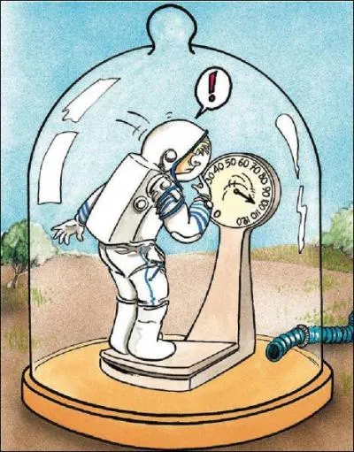 Combien un homme de 80kg pserait-il sur Mars ? (sans compter le poids de son quipement)