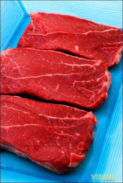 La viande rouge est plus nourrissante que la viande blanche :