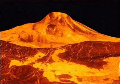 Où a été prise cette photo de volcan ?