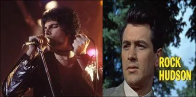 Freddy Mercury et Rock Hudson