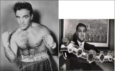 Marcel Cerdan et Rocky Marciano