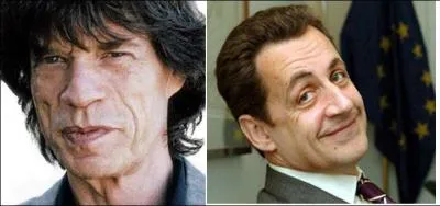 Mick Jagger et Sarko