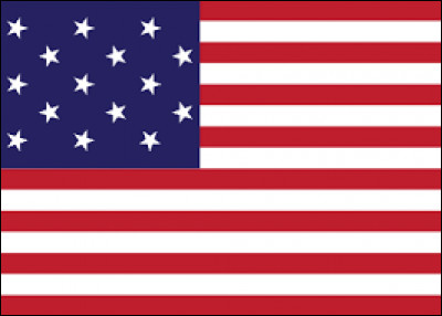 Combien y a-t-il de bandes horizontales rouges et blanches dans le drapeau actuel des Etats-Unis ?