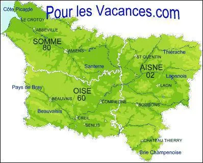 Parmi les suivantes quelle rgion ne ctoie pas la Picardie ?