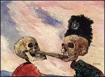 Quel peintre belge a ralis 'Squelettes se disputant un hareng saur' ?