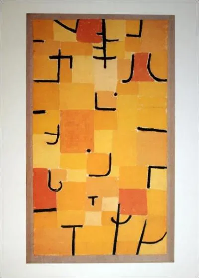 Qui a peint Signes en jaune ?