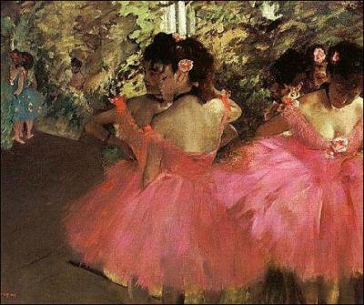 Qui a peint Danseuses en rose ?