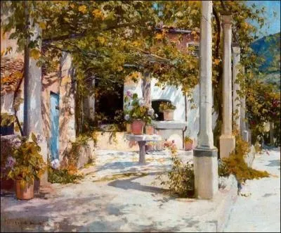 Qui a peint le tableau nommé : "Jardin à Majorque" ?