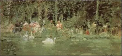 Qui a peint le tableau nommé : "L'Étang" ?