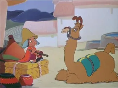 Quel personnage Disney est mis  l'honneur dans cette premire partie, caricaturant le touriste amricain moyen ?