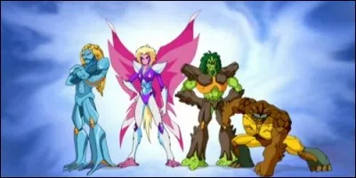 Quel dessin animé voit quatre enfants découvrant un monde où vivent d'étranges créatures et qui deviennent des Seigneurs de la Nature ?
