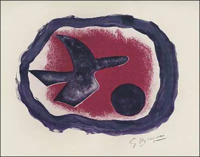 Qui a peint Oiseau sur fond Carmin ?