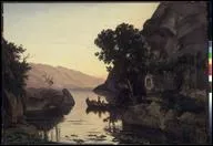 Qui a peint 'Paysage prs de Riva sur le lac de Garde' ?