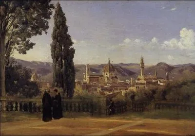 Qui a peint 'Florence, vue prise des jardins Boboli' ?