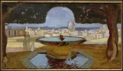 Qui a reprsent la vasque de la villa Mdicis  Rome ?