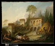 Qui a reprsent Capri vu depuis le Campo Vaccino ?