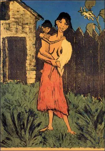 Qui a peint Bohmien avec l'enfant ?