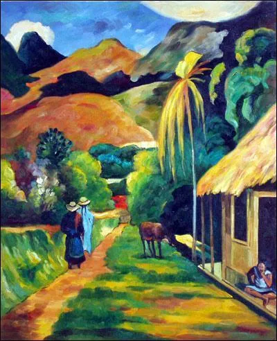 Qui a peint Rue de Tahiti ?