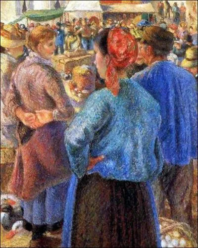 Le march  la volaille  Pontoise