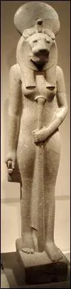 Quelle desse gyptienne est reprsente sous la forme d'une femme  tte de lionne ?