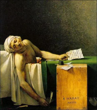 Qui a peint 'l'assassinat de Marat', directement d'aprs le cadavre du rvolutionnaire en 1793 ?