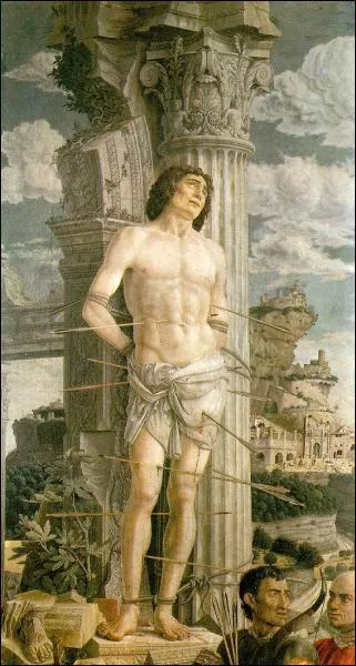 Quel martyr est reprsent ici par Mantegna, Italien du XVme ?