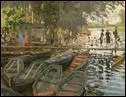 Qui a peint 'Baigneurs  la Grenouillre' ?