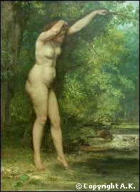 Qui a peint 'La jeune baigneuse' ?
