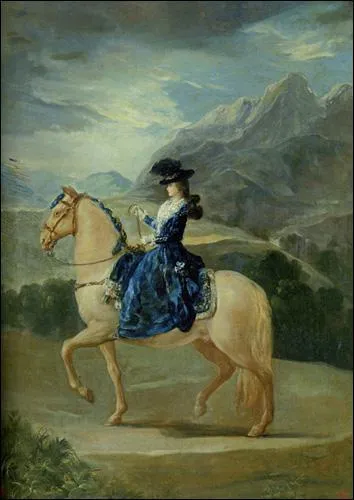 Qui a peint Maria Theresa Vallbriga  cheval ?