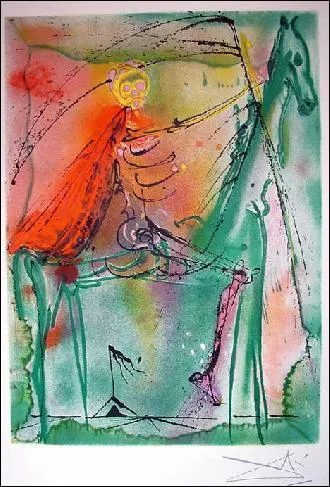 A qui doit on la lithographie Le cheval de la mort ?