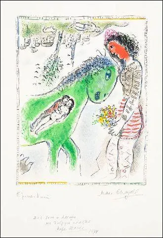 Qui a peint Le cheval vert ?