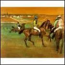 Qui a peint Chevaux de course ?