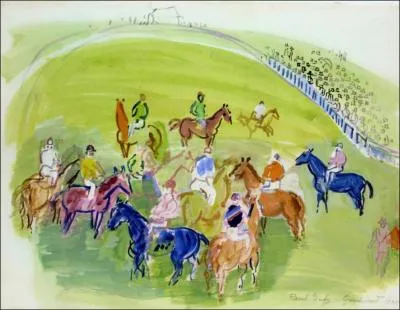 Qui a peint Chevaux de courses  Goodwood ?