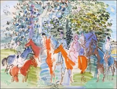 Qui a peint La famille Kessler  cheval ?