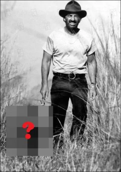 Quel animal est cach aux pieds de Belmondo ?