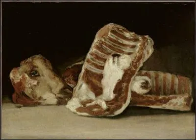 Qui a peint Nature morte  tte de mouton ?