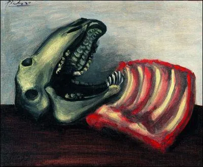 Qui a peint Nature morte au crne de mouton ?