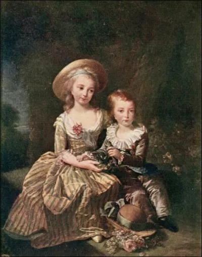 Qui a peint ici les enfants de Marie-Antoinette ?