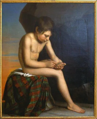 Qui a peint ici un jeune tireur d'pine ?