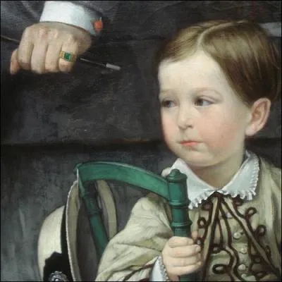 Qui a peint le fils du marquis de Miramon (dtail) ?