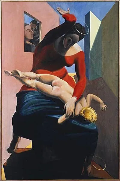 Qui a peint la vierge corrigeant l'enfant ?