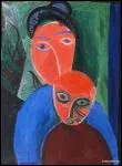 Qui a peint Mre et enfant ?