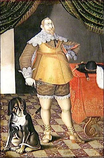 Quel roi sudois, victorieux pendant la guerre de Trente Ans, est reprsent ici par un peintre du 19me ?