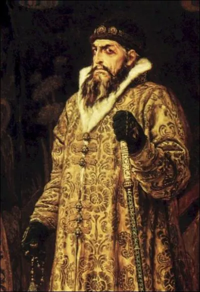 Quel souverain, premier tsar de Russie, est peint ici par Viktor Vasnetsov ?
