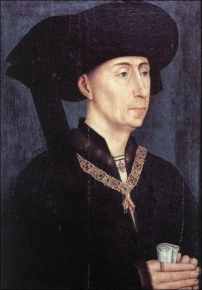 Quel souverain de Bourgogne, protecteur du peintre Rogier van der Weyden, est peint ici par ce mme artiste ?